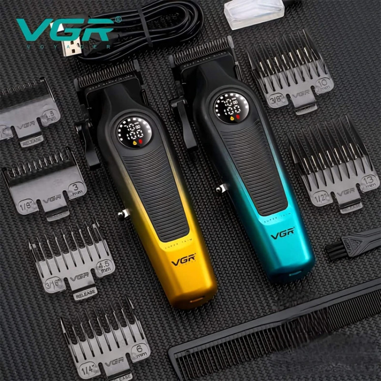 ماشین اصلاح موی سر و صورت حرفهای وی جی آر مدل V-196