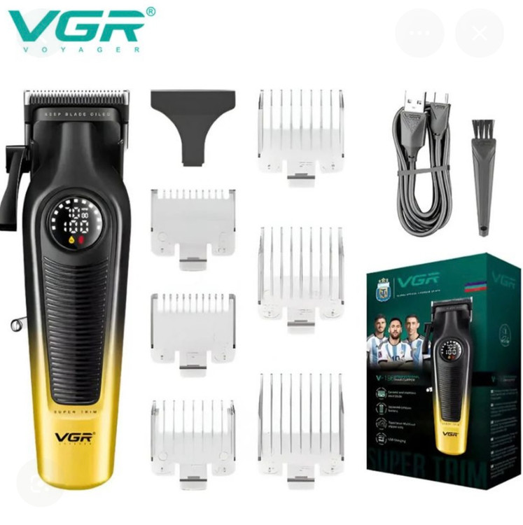 ماشین اصلاح موی سر و صورت حرفهای وی جی آر مدل V-196
