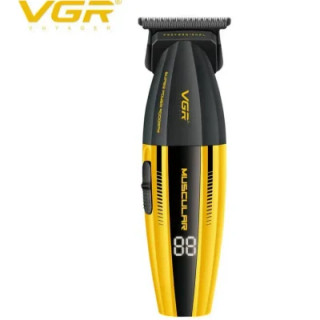 ماشین اصلاح خطزن و صفرزن حرفهای وی جی آر مدل VGR V-285T؛ موتور توربو، تیغه سرامیکی DLC، نمایشگر دیجیتال و ۲۴۰ دقیقه شارژدهی