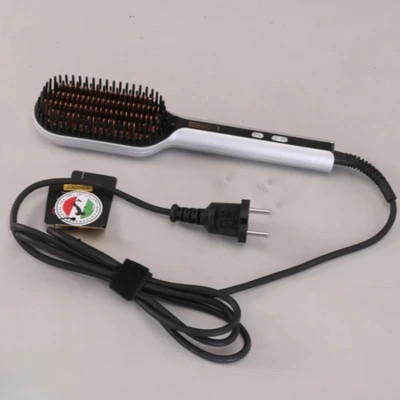 برس حرارتی و صافکننده مو انزو مدل EN-4100 با صفحات سرامیک تورمالین و نمایشگر LED دیجیتال