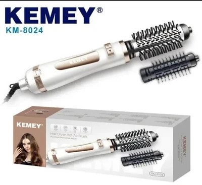 سشوار برس‌دار چرخشی کیمی مدل Kemei KM-8024