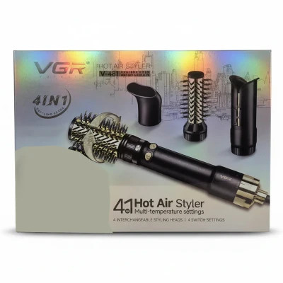 سشوار و استایلر چرخشی حرفهای ویجیآر مدل V-481
