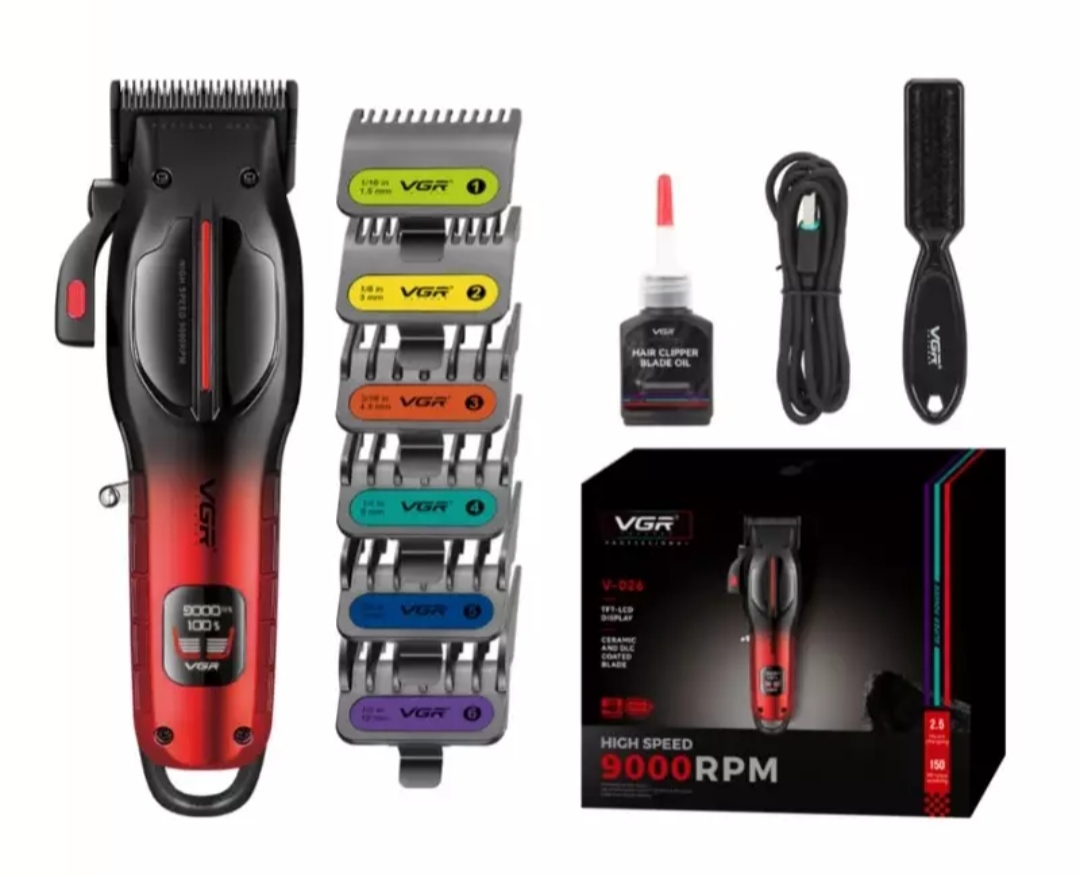ماشین اصلاح وی جی آر مدل V-026 با تیغه سرامیک